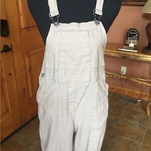 Coldwater Creek linen Overalls